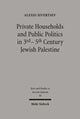 Book cover of: Private Households and Public Politics in 3rd-5th Century Jewish Palestine. By: Alexei Sivertsev