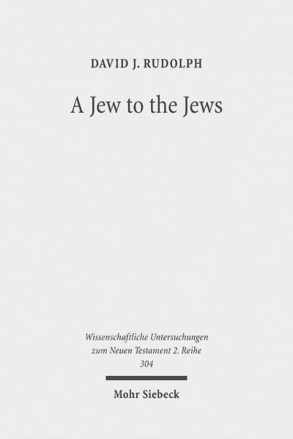 Book cover of: Jew to the Jews. By: David J. Rudolph