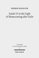 Book cover of: Isaiah 53 in the Light of Homecoming after Exile. By: Fredrik Hägglund