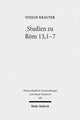 Book cover of: Studien zu Rom 13,1-7. By: Stefan Krauter