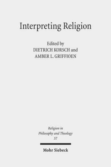 Book cover of: Interpreting Religion. By: Dietrich Korsch