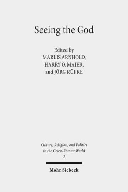 Book cover of: Seeing the God. By: Marlis Arnhold