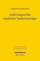 Book cover of: Außerungsrechte staatlicher Funktionstrager. By: Sebastian Nellesen