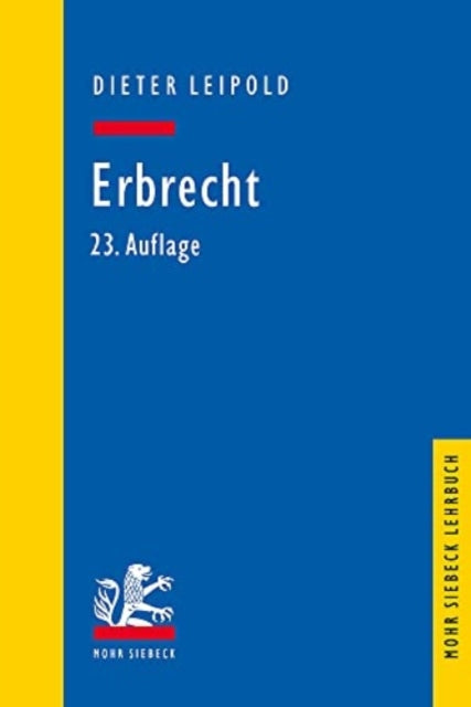 Book cover of: Erbrecht. By: Dieter Leipold