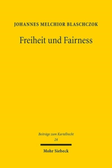 Book cover of: Freiheit und Fairness