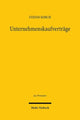 Book cover of: Unternehmenskaufvertrage. By: Stefan Korch