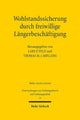 Book cover of: Wohlstandssicherung durch freiwillige Langerbeschaftigung