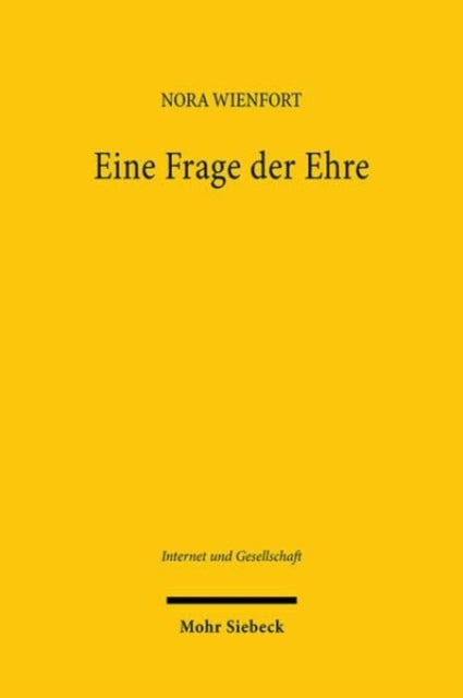 Book cover of: Eine Frage der Ehre. By: Nora Wienfort