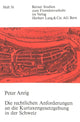 Book cover of: Die rechtlichen Anforderungen an die Kurtaxengesetzgebung in der Schweiz
