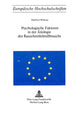 Book cover of: Psychologische Faktoren in der Aetiologie des Rauschmittelmissbrauchs