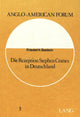 Book cover of: Die Rezeption Stephen Cranes in Deutschland
