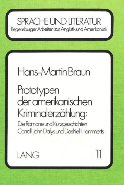 Book cover of: Prototypen der amerikanischen Kriminalerzaehlung