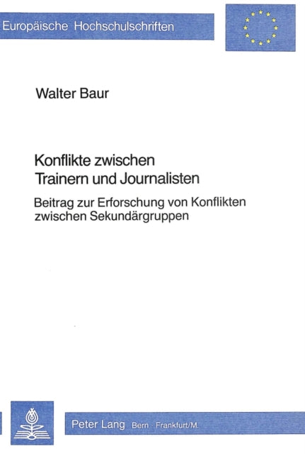 Book cover of: Konflikte zwischen Trainern und Journalisten