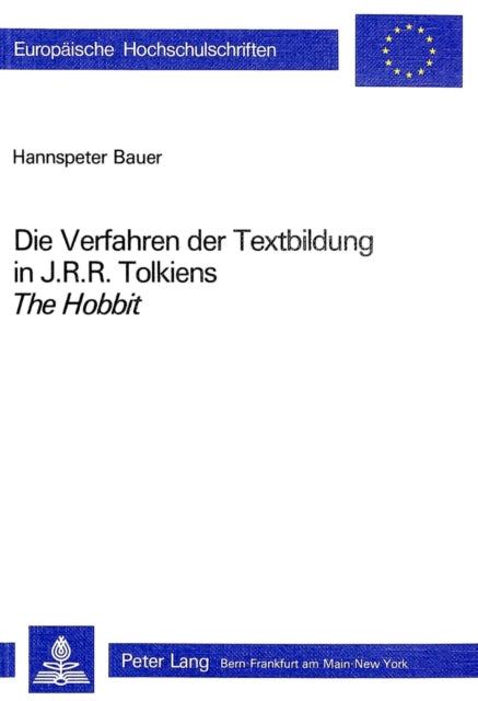 Book cover of: Die Verfahren der Textbildung in J.R.R. Tolkiens the Hobbit
