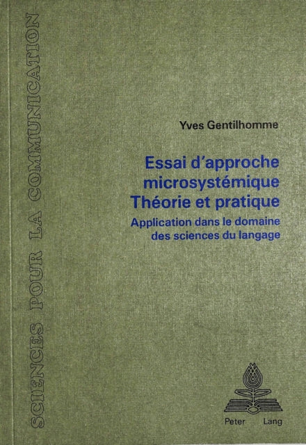 Book cover of: Essai d'approche microsystemique. Theorie et pratique