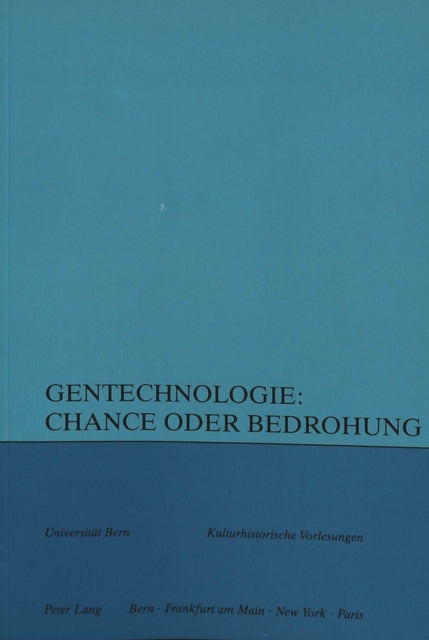 Book cover of: Gentechnologie
