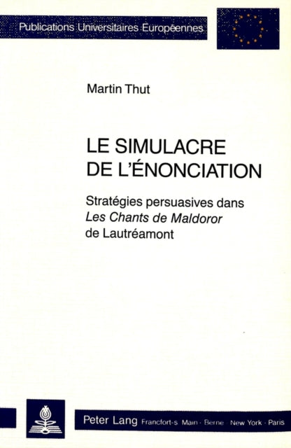 Book cover of: Le simulacre de l'enonciation