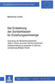 Book cover of: Die Entstehung der Sonderklassen fuer Erziehungsschwierige