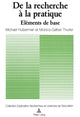 Book cover of: De la recherche a la pratique