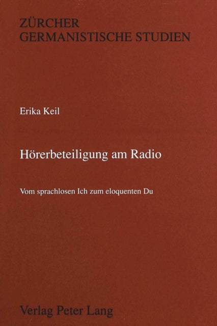 Book cover of: Hoererbeteiligung am Radio