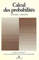 Book cover of: Calcul des probabilites. By: Georges Leresche