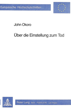 Ueber die Einstellung zum Tod