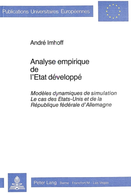 Book cover of: Analyse empirique de l'etat developpe. By: Andri Imhoff