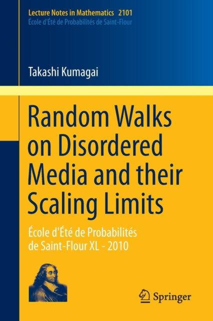 Book cover of: Random Walks on Disordered Media and their Scaling Limits