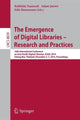 Book cover of: Emergence of Digital Libraries -- Research and Practices. By: Kulthida Tuamsuk
