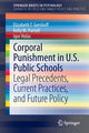 Book cover of: Corporal Punishment in U.S. Public Schools. By: Elizabeth T. Gershoff
