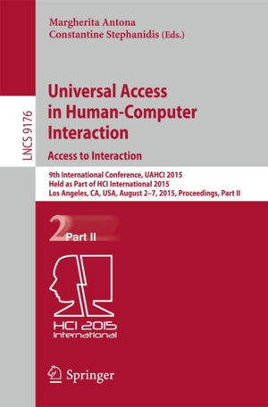 Universal Access in Human-Computer Interaction. Access to Interaction