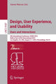 Book cover of: Design, User Experience, and Usability: Users and Interactions. By: Aaron Marcus