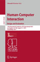Book cover of: Human-Computer Interaction: Design and Evaluation. By: Masaaki Kurosu