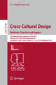 Book cover of: Cross-Cultural Design Methods, Practice and Impact. By: P.L.Patrick Rau