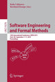 Book cover of: Software Engineering and Formal Methods. By: Radu Calinescu