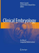 Book cover of: Clinical Embryology. By: Robert Carachi