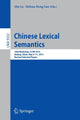 Book cover of: Chinese Lexical Semantics. By: Qin Lu