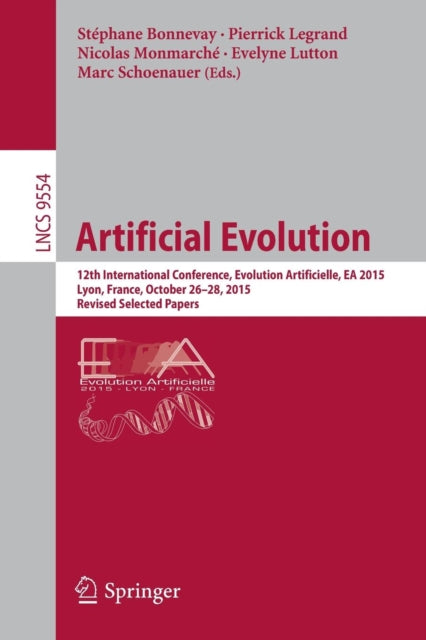 Book cover of: Artificial Evolution. By: Stephane Bonnevay