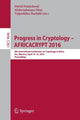 Book cover of: Progress in Cryptology – AFRICACRYPT 2016. By: David Pointcheval