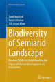 Book cover of: Biodiversity of Semiarid Landscape. By: Sunil Nautiyal