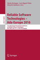 Book cover of: Reliable Software Technologies – Ada-Europe 2016. By: Marko Bertogna