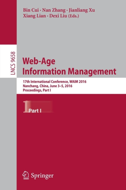 Book cover of: Web-Age Information Management. By: Bin Cui