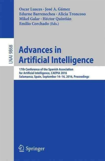 Book cover of: Advances in Artificial Intelligence. By: Oscar Luaces