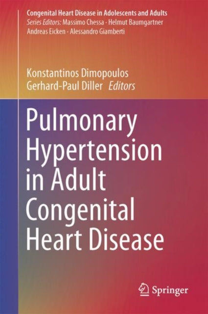 Book cover of: Pulmonary Hypertension in Adult Congenital Heart Disease. By: Konstantinos Dimopoulos