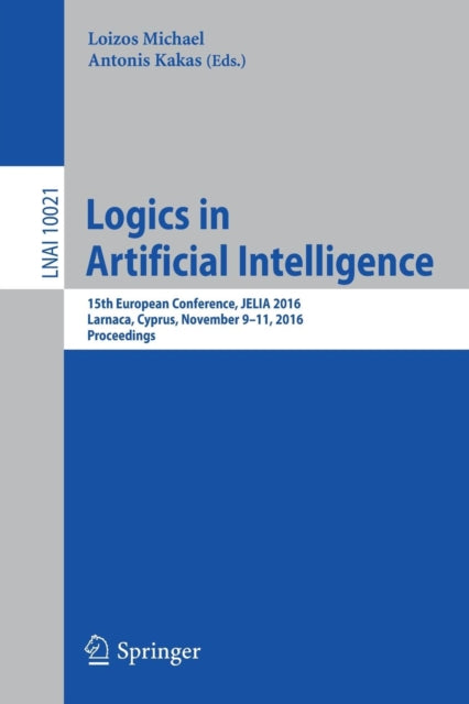 Book cover of: Logics in Artificial Intelligence. By: Loizos Michael