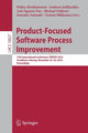 Book cover of: Product-Focused Software Process Improvement. By: Pekka Abrahamsson