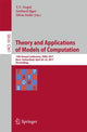 Book cover of: Theory and Applications of Models of Computation. By: T.V. Gopal