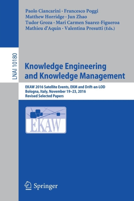 Book cover of: Knowledge Engineering and Knowledge Management. By: Paolo Ciancarini