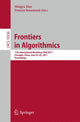 Book cover of: Frontiers in Algorithmics. By: Mingyu Xiao