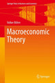 Book cover of: Macroeconomic Theory. By: Volker Böhm